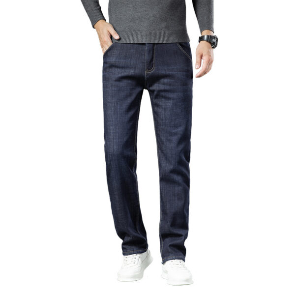 Men's Lambswool Fleece Padded Jeans Winter - Image 2