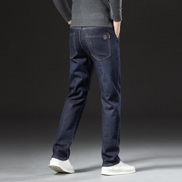 Men's Lambswool Fleece Padded Jeans Winter - Image 10