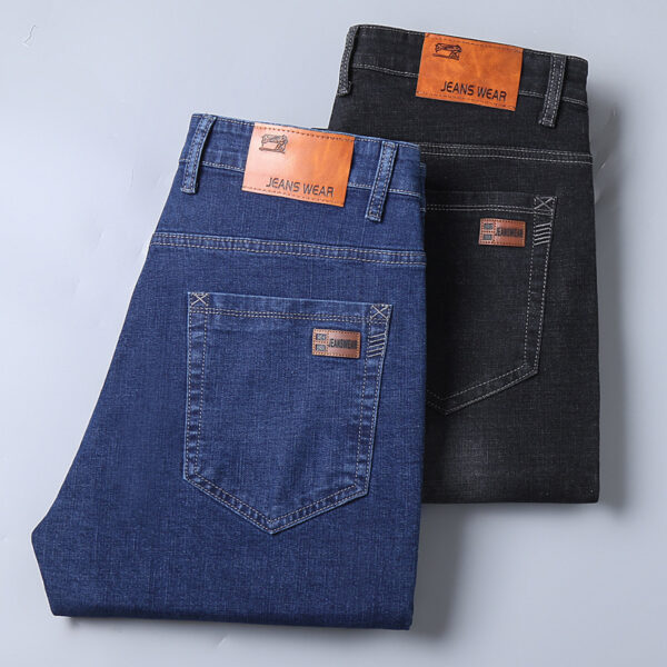 Spring Jeans Men's Elastic Straight